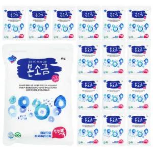 엘지 식기세척기 소금 1kg x 16개 엘지 식기세척기 연수장치 정제염 식세기용 소금