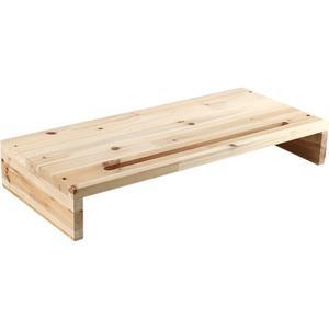 원목 나무 받침대 다용도 모니터 노트북 거치대 스탠드 수납 진열 보관 책상 데스크테리어