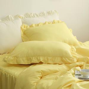 클리티룸 달콤레이스 프릴베개커버, 슈가레몬, 40x60, 2개