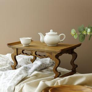 [기타]전통 옻칠 다과상 원목 다도상 나무 전통