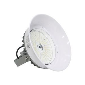 에어텍 고효율 LED 공장등 DC 200W 산업용 방진 갓등 IP68 국산 체인형 원형 고천장등 강당 체육관 투광기