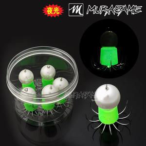 무라사메 야광애자(5개입)/진주애자/에기바늘/갑오징어/문어/쭈꾸미