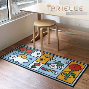 [쁘리엘르] 해피플라워 터프팅 키친매트