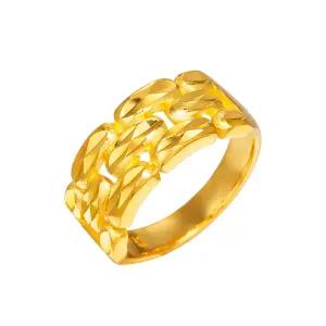 [한국금다이아몬드] 여자 순금 반지 라운드 벌집 24K 3.75g 애끼 검지