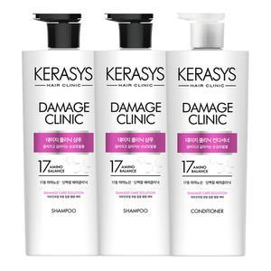 케라시스 데미지 클리닉 단백질 샴푸 750ml 2개+ 린스 750ml 1개