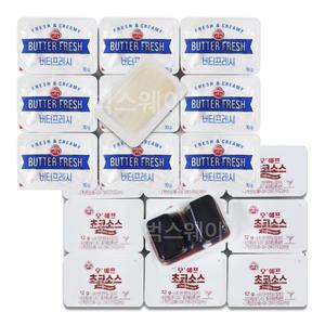 오뚜기 버터후레시 20개+초코소스 디스펜팩 20개