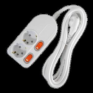 접지 절전 2구5호 4m 멀티탭 전기코드 멀티 콘센트 국산