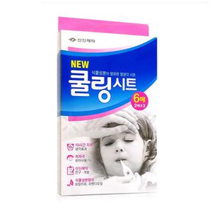 신신제약 NEW 쿨링시트 6매입X3각 /열 냉각 해열시트