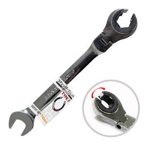 티찹 오픈 기어렌치 플렉시블 27mm 라쳇 옵셋 몽키 가다 메가네 스패너 깔깔이 TICHOP