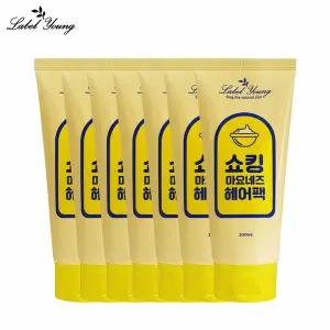 [라벨영] 찰랑머릿결+영양부족+건조/푸석머리케어 쇼킹마요네즈헤어팩 4+3