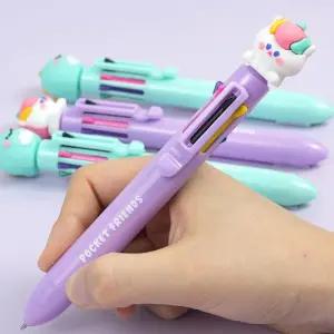 피규어 8색볼펜 세트 캐릭터 노크식 0.7mm 20개 단체 선물