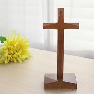 가온 원목 탁상 십자가(2)