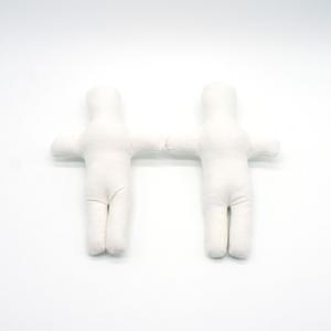 무지 캔버스천 인형 사람 1개 애착 인형 봉제 아트 센터 방과후 미술 그리기 어린이집