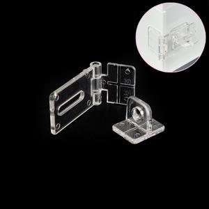 투명 플라스틱 미니 걸고리 아크릴 연결 경첩 자물쇠 잠금 고리