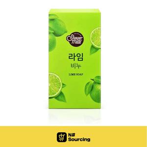 르샤트라 샤워메이트 촉촉클렌징 라임 비누 100g 4개