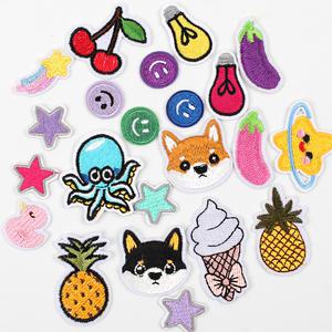 미니와펜 패치 자수 마크 스마일 와펜 하트 알파벳 열접착