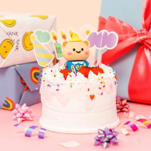 [민화샵] 데코덴 모형 케이크 만들기 파티소품 탑꾸재료 데코덴세트