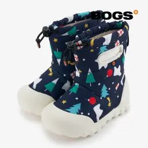 [보그스](하남점)[스텝케어보그스] 비목스노우-화이트윈터네이비 유아동 패딩부츠 방한부츠