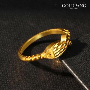 [골드팡] 24k 순금 샤인피쉬볼볼 반지