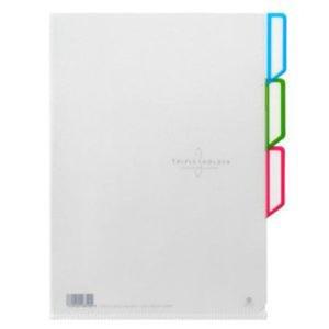 문화 트리플홀더 3포켓 5개묶음 클리어 F599-7