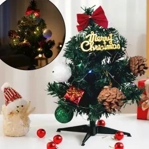 크리스마스 트리 만들기 미니 세트 데코 카페 포토존 장식 전구 오너먼트 무장식 나무 소품