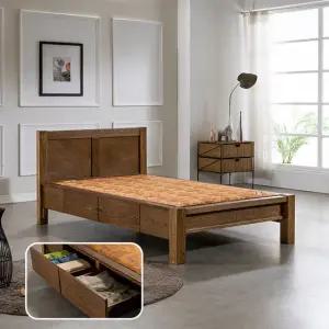 (HD)현대의료기 황토흙 서랍형 침대 슈퍼싱글(SS)+협탁+패드