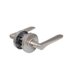 엔젤금속 STL 1944 그레이 버튼식 방문손잡이 나무문 ABS도어  화장실 욕실  방문고리  도어핸들 손잡이