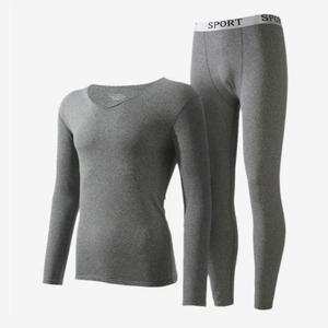 남성 발열내의 기모내복 내복바지 방한 빅사이즈 겨울 상하세트 그레이