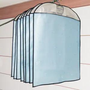 필그림 국산 부직포 정장 양복 자켓 옷커버 5p - 비행기 디자인(블루)