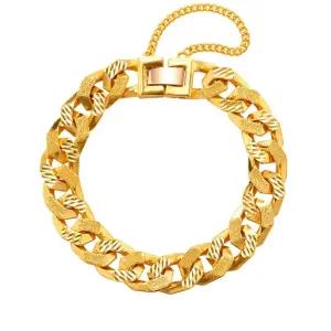 갤러리아 여자 순금 체인 팔찌 컷팅 팔각 24K 37.5g 18K장식