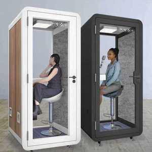 간이방음부스 1인 간이 흡음제 방음막 녹음 방음 간이