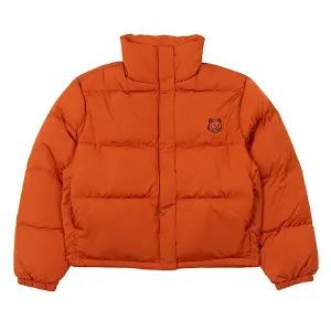 [로로모다]  폭스헤드 패치 크롭 여성 패딩 점퍼 / LW02207WQ4016-P898