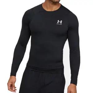 언더아머 남성 UA 아머 히트기어 컴프레션 기능성 러닝 런닝 긴팔티 블랙 1361524-001