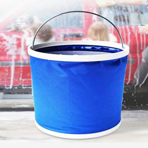 접이식 휴대용 세차바케스 세차용 투명 버킷 세차통 바구니 물통 자동차 캠핑 등산 물통