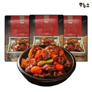 하누소 한입 매운 소갈비찜 500g 3팩