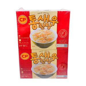 CP 통새우 완탕 154g x 4개 새우완자 딤섬