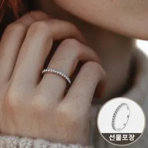 모이사나이트 가드링 랩다이아몬드 결혼 반지 GRA보증서