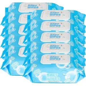 베이비 물티슈 맑음한소끔 72매 x 10개,450g 유아용,두껍고 부드러운