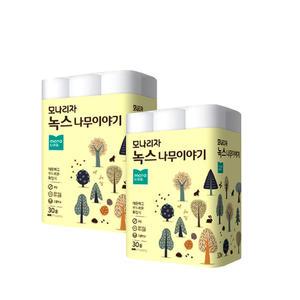 모나리자 나무이야기 화장지 3겹 27m 30롤 2개