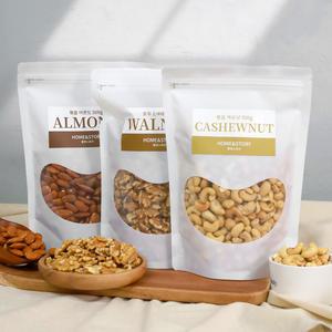 볶음아몬드 볶음캐슈넛 호두 1/4태 500g 3종세트 혼합 견과류