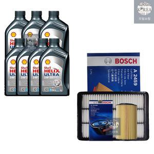 모하비 3.0 디젤 쉘 힐릭스 울트라 ECT C3 5W30(7L) 엔진오일세트