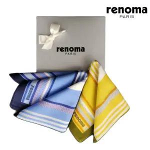 [롯데백화점]레노마 남성 쁘띠 나염손수건 RFI8208