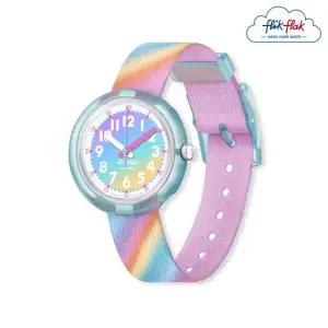[플릭플락][본사]  플릭플락 유아용 시계 LIQUID RAINBOW FPNP152