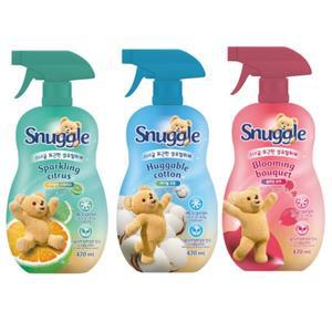 스너글 섬유탈취제 3종 섬유향수 냄새제거제 470mlx3개