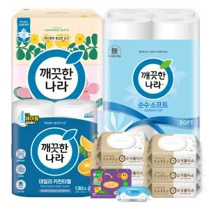 깨끗한나라 집들이 화장지 선물세트 1박스