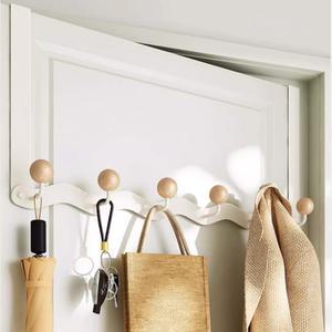 문걸이 도어후크 무타공 모자 행거 옷 가방 방문 벽걸이