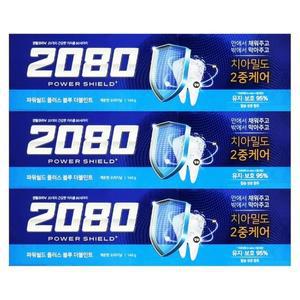 [알티피아]2080 파워쉴드 플러스 블루 더블민트 140g X 3개