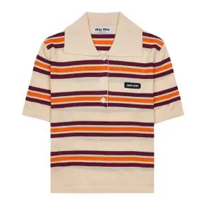 [롯데백화점]미우미우 여성 실크 코튼 니트 폴로 셔츠 MML880 14AX F0061