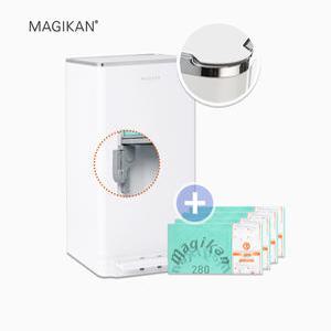 매직캔 크롬히포Ⅱ오토실링 27L+리필4개(기본리필포함5개)/MH280/냄새차단/듀얼락시스템