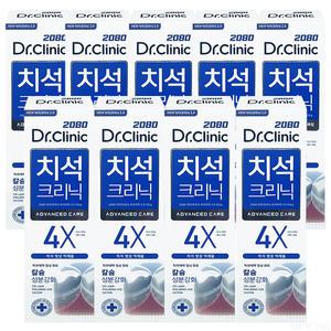 애경산업 2080 닥터크리닉 치석 치약 120g 9개
